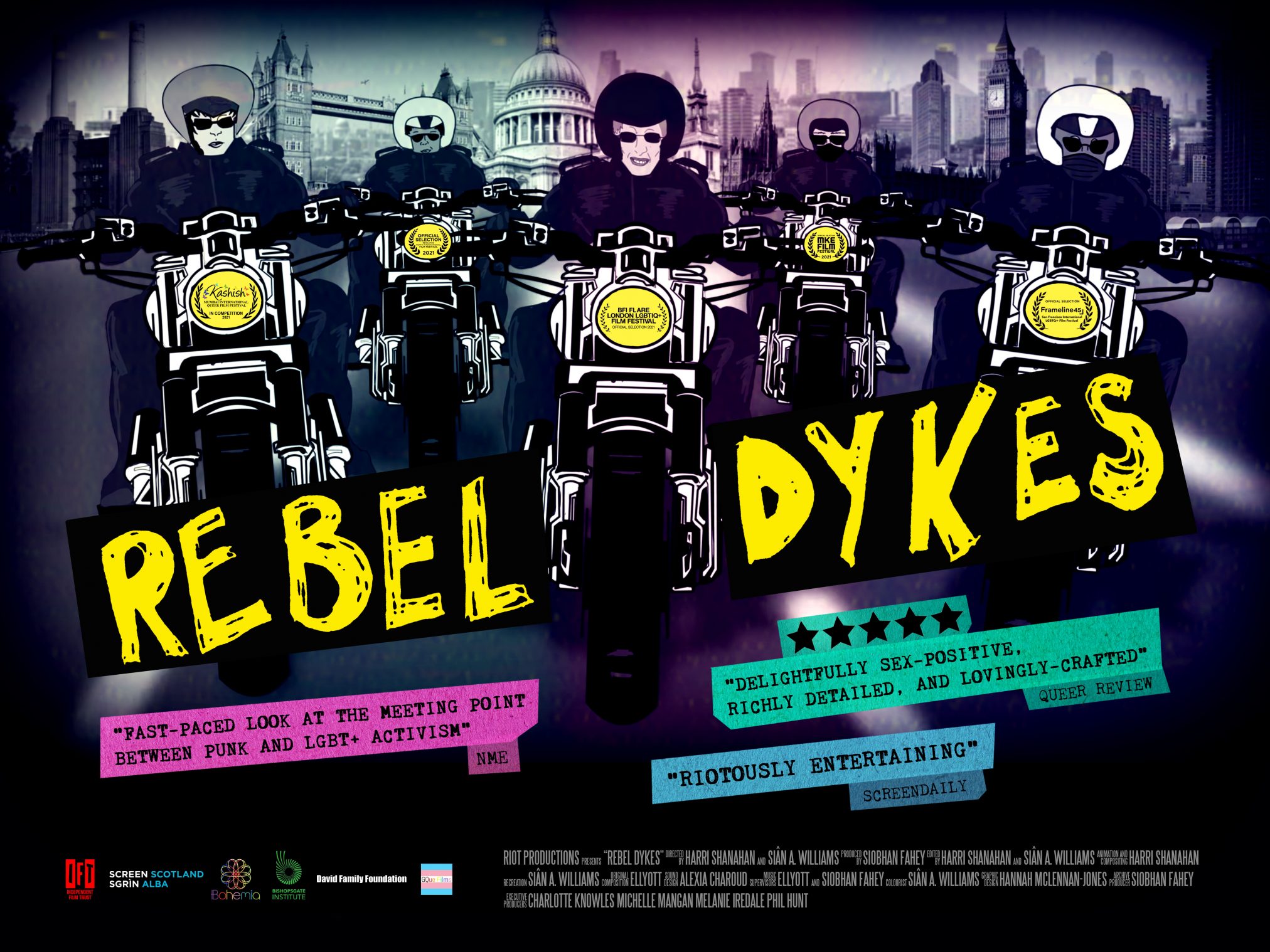Rebel Dykes öppnar Cinema Queer 2021!